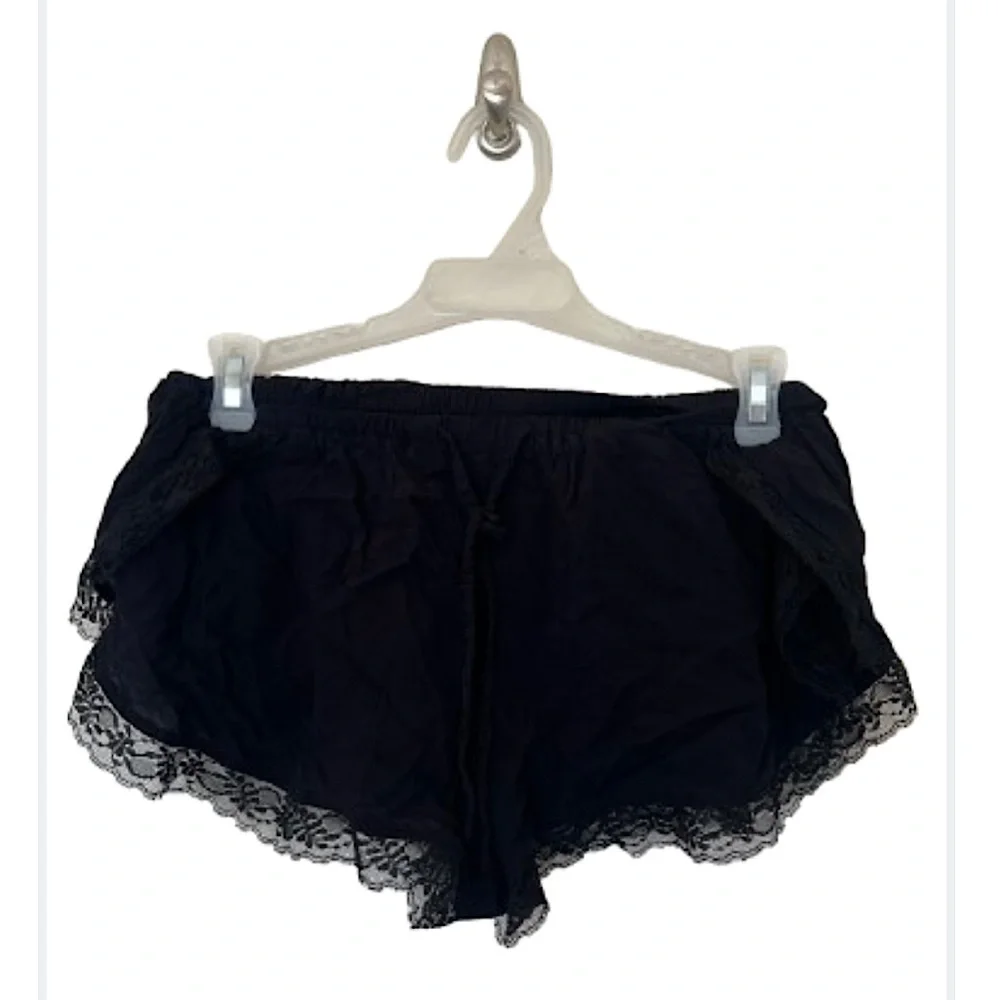 Forever 21 | Black Lace Pajama Shorts